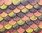 Mini-Dachschindeln Farbenspiel ( Nussbraun mit Terrakotta und Gelb )
